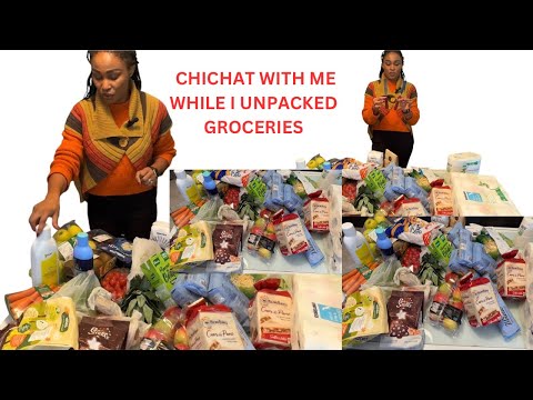 Vlogmas DAY 4 Chat With Me While I Unpacked Family Of 4 Groceries Haul