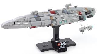 LEGO Star Wars 2025 Home One review! 75405 #NotSponsored Starship Collection "midi" Calamari cruiser