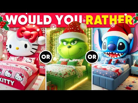 Would You Rather - Build Your Dream House 🏠✨🎄 Christmas Edition | Daily Quiz