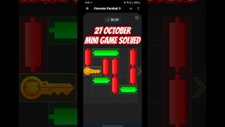 Hamster Kombat 27 October Key Game Solved #hamsterkombat