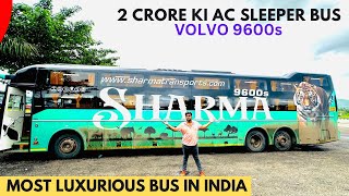 BRAND NEW Super LUXURIOUS Volvo 9600s Multi Axle AC Sleeper Bus Journey 😲