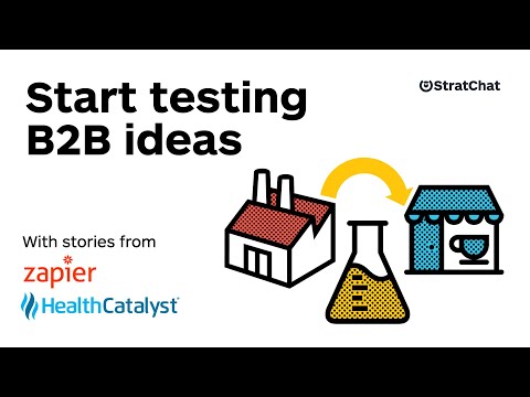 Start Testing B2B Ideas - Strategyzer Webinar