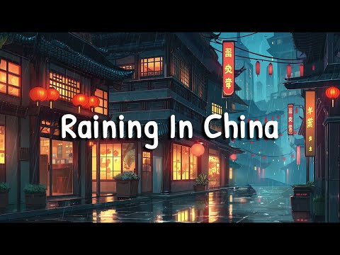 RAINING IN C H I N A 🌨️ Rainy Lofi beats to relax / chill / stress relief