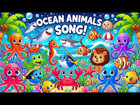 Ocean Animals Song | Dive into the Ocean Groove |🌊 Meet Our Sea Friends Underwater!