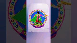 Navratri special Rangoli Designs || #shots #navarathrirangoli #artreels #viralrangolidesigns .