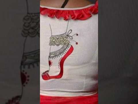 back embroidery blouse design #blouse #latest #shorts