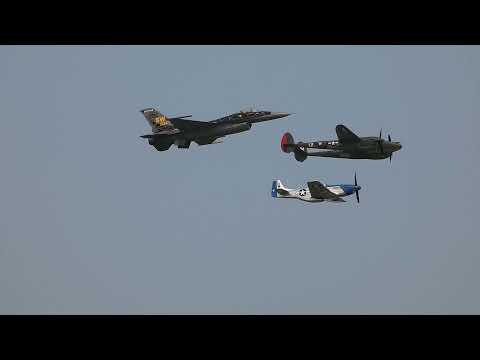 Air Force Heritage Flights Oshkosh 2021