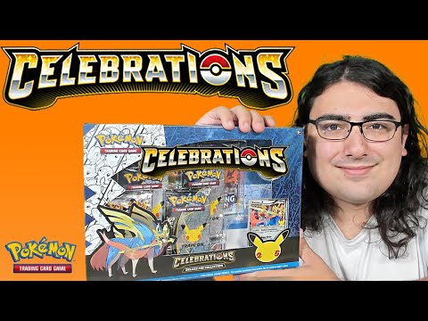 CELEBRATING THE NEW YEAR! Pokemon Cards Zacian V Celebrations Box Opening!