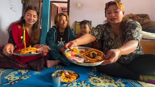 Happy maghesankeranti sabai janailai , sabai family vayarw tudikhel ma ramailo gardai #family