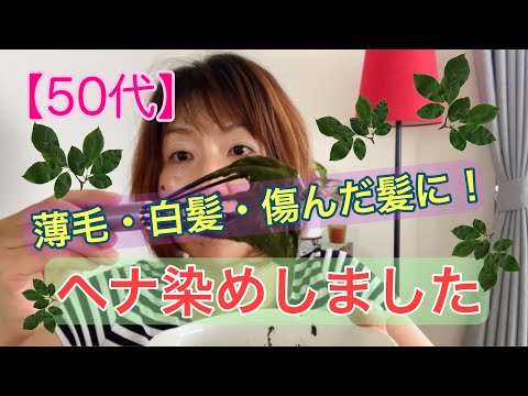 【50代・薄毛・白髪＃55】ヘナ染めをしました