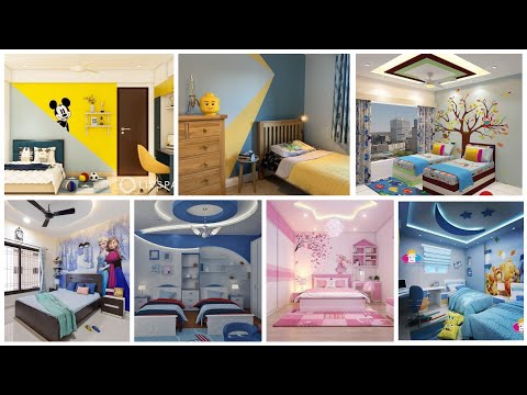 Best Kids Room Interior Designing Ideas //Kids Room wall colour combination  Ideas