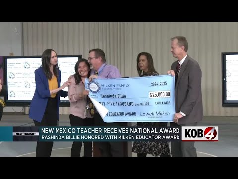 Kirtland Elementary School teacher receives Milken Educator Award