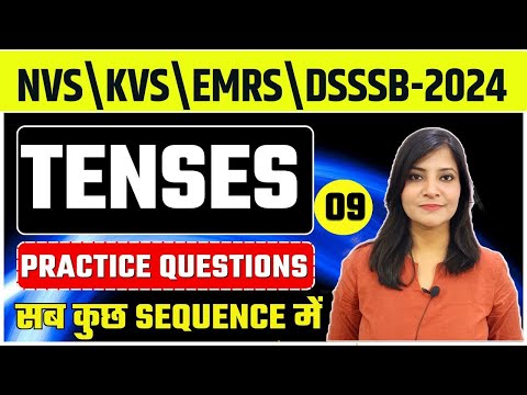 NVS\ DSSSB\KVS English Grammar CLASS-9 TENSES NVS TGT PGT EXAM #nvs #emrs #dsssb