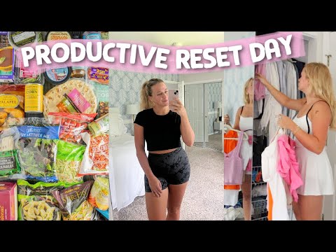 PRODUCTIVE RESET DAY | getting back into routine!