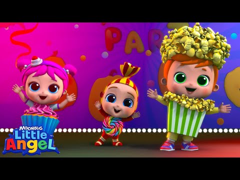 Halloween Song And Dance! 🎃 | Little Angel | Nursery Rhymes