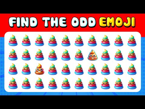 245 Puzzles for GENIUS 🧠 | Find the ODD One Out | Emoji Quiz 🤔🦄 Easy, Medium, Hard Levels