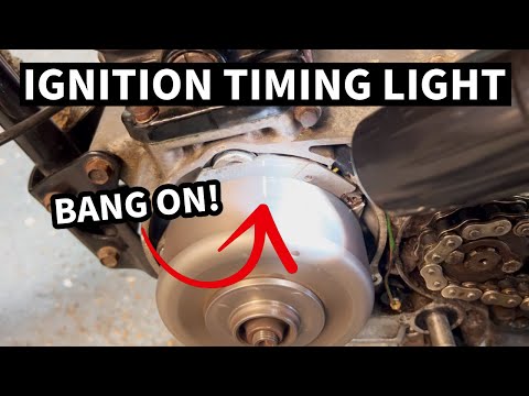 How to use an Ignition Timing Light - Honda CG125