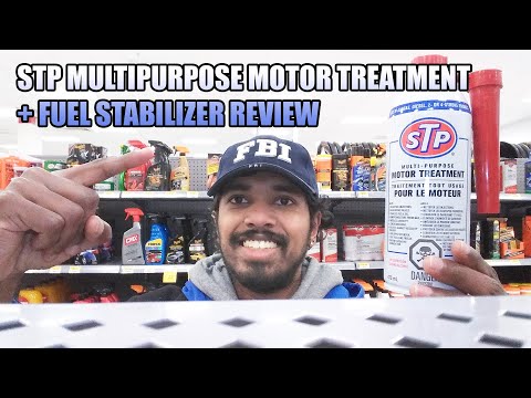 STP MULTIPURPOSE MOTOR TREATMENT + FUEL STABILIZER REVIEW #FuelInjectorCleaner #StabilizeFuelAndOil