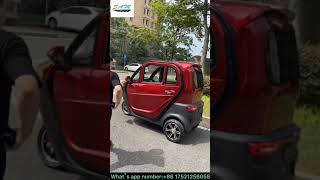 3-wheel mini electric car from China 2021! 2 doors 3 seats electric tricycle Factory