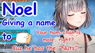 [Noel/Hololive] Giving a name to overseas bro's hamster [#クリ抜き太郎][ENG Sub]