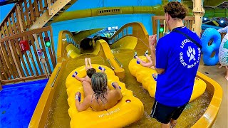 Water Slides at Great Wolf Lodge Water Park | Webster, Texas, USA