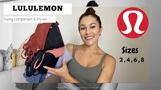 Lululemon Sports Bras HONEST REVIEW/Try On Haul - SZ 2, 4, 6, & 8