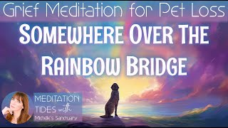 Grief Meditation for When a Pet Dies 🌈 SOMEWHERE OVER THE RAINBOW BRIDGE 🦋 Meditation for Pet Loss