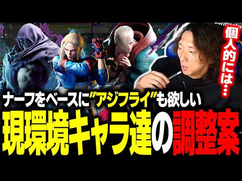 【スト６】アッパーだけでは危ない？ ナーフをベースに"アジフライ"も欲しい、現環境キャラ達の個人的な調整案