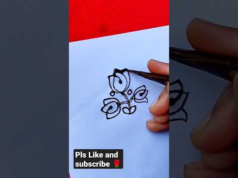 mehndi startup Lotus design//negative space Lotus design//#mehndi#shorts#viral#youtubeshorts