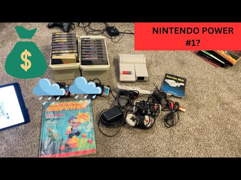 Nintendo  NES Top Loader And Nintendo Power 1 Pickup With A Catch