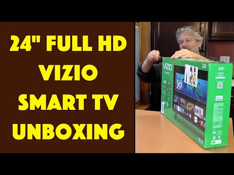 Vizio D-Series 24-Inch FullHD SmartTV -- UNBOXING