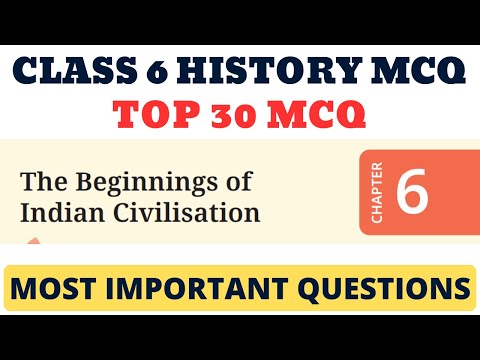 Best MCQ Beginnings of Indian Civilisation NCERT // History MCQs // Important MCQs