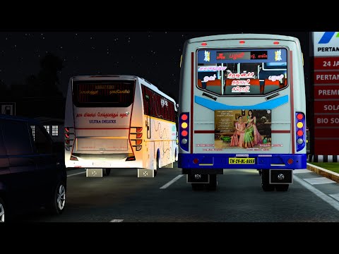 TN Ashok Leyland Govt Bus Struggles in Extreme Tight Road | Tamilnadu Govt Bus Racing in Narrow Road