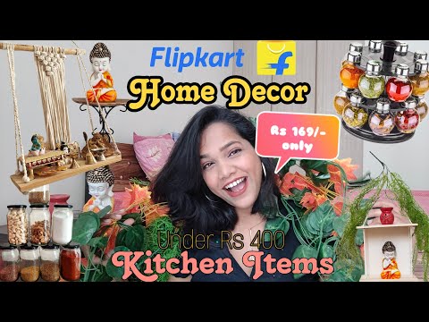 *CHEAP* Home Decor🏠 & Kitchen items|| UNDER RS 400/- ONLY|| FLIPKART HAUL #flipkart #homedecor