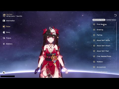 SPARKLE ALL VOICE LINES (ENGLISH)