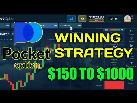 Pocket Option Winning Strategy - $150 to $1000 - Best binary options strategy