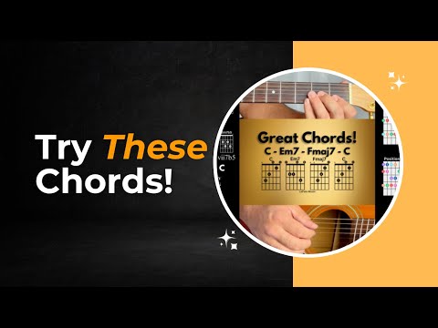 Try this great sounding & relaxing chord progression! Grab your guitar and play along!