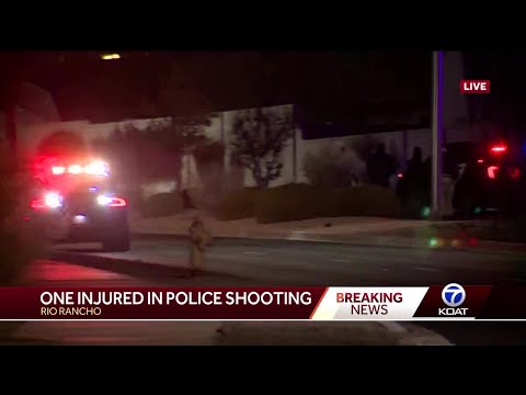 One person injured after a shooting involving Rio Rancho police