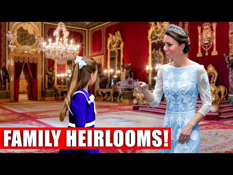 FAMILY HEIRLOOMS! PRINCESS CATHERINE PASSES ON A TOUCHING JEWELRY TRADITION TO PRINCESS CHARLOTTE!