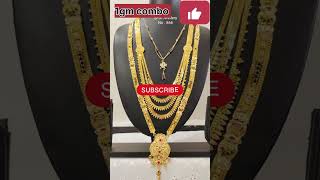 #1gramgold#comboset#shortsvideo#longmangalsutra#youtube#jewellery#mattmanglsutra#har#saivirbhadracol