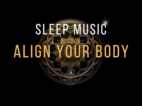 BLACK SCREEN SLEEP MUSIC ☯ 7 Chakras Healing Solfeggio Frequencies