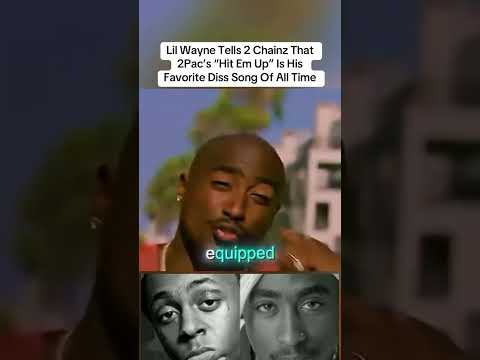 Lil Wayne tells 2Chains that 2Pac's Hit Em Up is his favorite diss song of all time #rap #hiphop