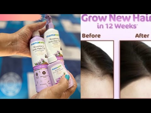 MamaEarth Rosemary Anti Hair Fall Serum, Shampoo & Conditioner | rainy or monsoon hair care  routine