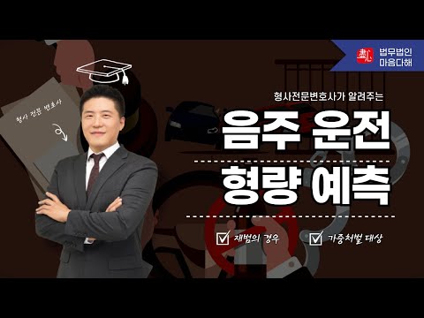 음주운전 처벌! 나는 벌금일까 구속 실형일까?