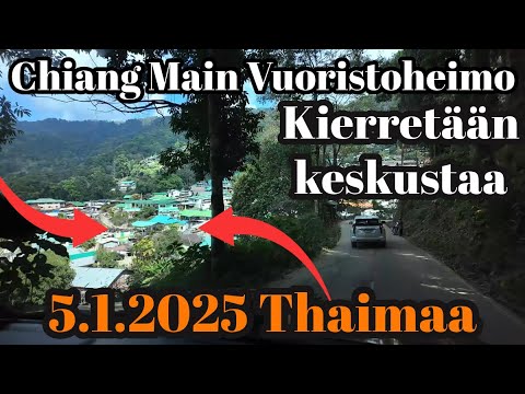 Chiang Maissa Vanhaa Kaupunkia Ja Vuoristo-Heimon Kylä 5.1.2025 Thaimaa