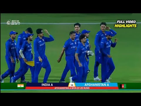 India A vs Afghanistan A Semifinal Highlights | U19 Asia Cup 2024 | IND A vs AFG A Highlights Today