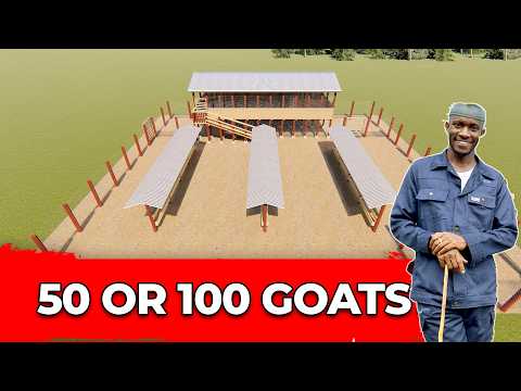 50 or 100 Goats? Build the Perfect Farm Design!