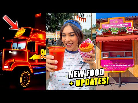 ✨ NEW Disney California Adventure Park UPDATES! | New Food, Festival of Holidays 2024, Merch + MORE!