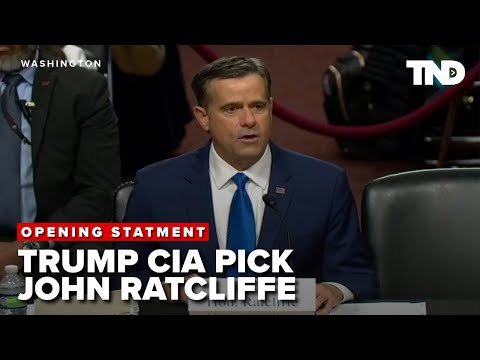 John Ratcliffe, Trump's CIA nominee, gives opening statement in Senate confirmation hearing