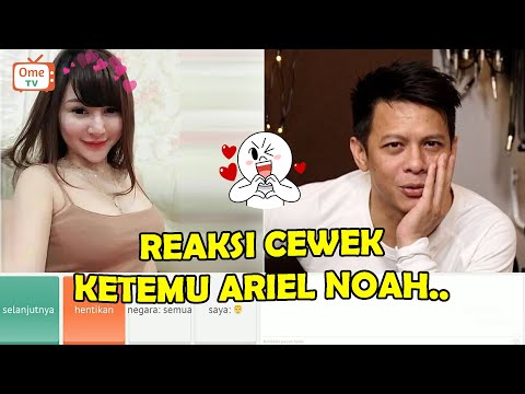 REAKSI CEWEK OME TV SAAT MELIHAT ARIEL NOAH LIVE.. - PART 1